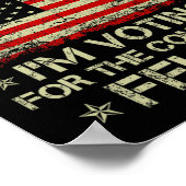 Poster Dispatcher Je vote pour le Felon Funn condamné (Coin)