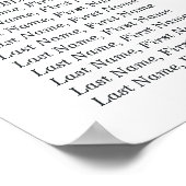 Poster Disposition de table tournesol (Coin)