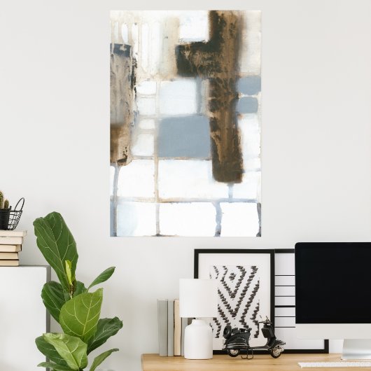 Poster Disposition modulaire II (Bureau à domicile)