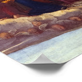 Poster Disputation du Saint Sacrement par Raphael (Coin)