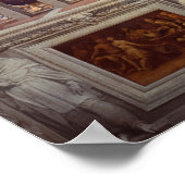 Poster Disputation du Saint Sacrement par Raphael (Coin)