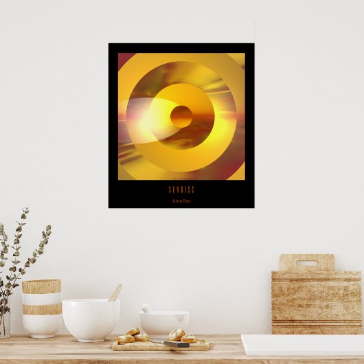 Poster Disque (Cuisine)