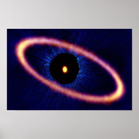 Poster Disque de débris du système stellaire de Fomalhaut (Devant)