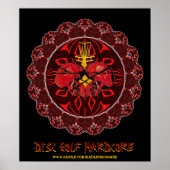 POSTER DISQUE DE GOLF HARDCORE (Devant)