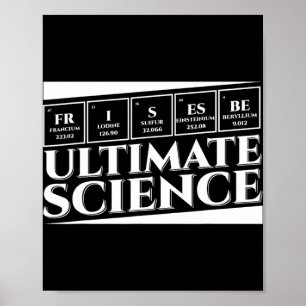 Poster Disque de golf ultime pour les amateurs de science
