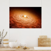 Poster Disque De Matériel Autour De Star Fu Orionis. (Cuisine)