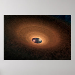 Poster Disque D'Étoiles De Matériel Dusty
