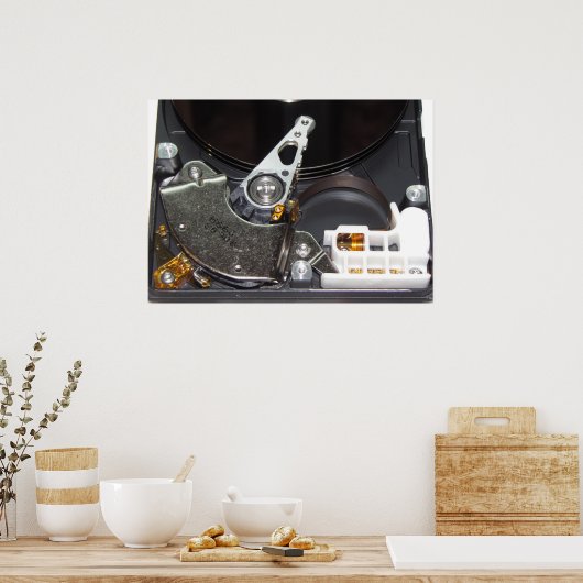 Poster Disque dur (Cuisine)