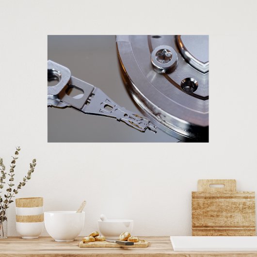 Poster Disque dur (Cuisine)