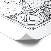 Poster Disque dur 1994 Brevet Art Livre blanc (Coin)