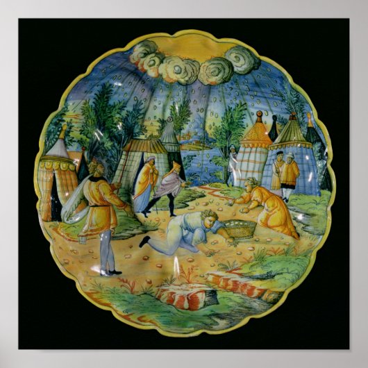 Poster Disque représentant le rassemblement de mannes (Devant)