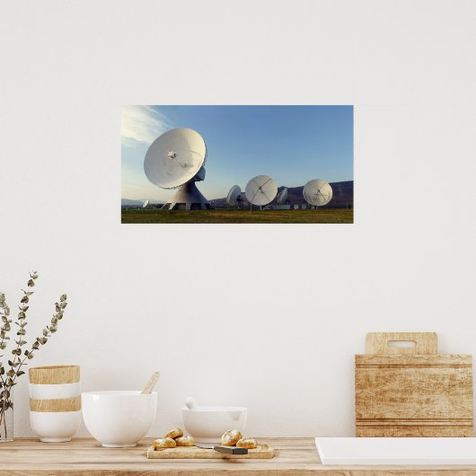 Poster Disque satellite (Cuisine)