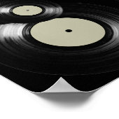 Poster disques vinyle de musique LP noir (Coin)