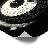 Poster Disques vinyles Space DJ pour hommes Système solai (Coin)