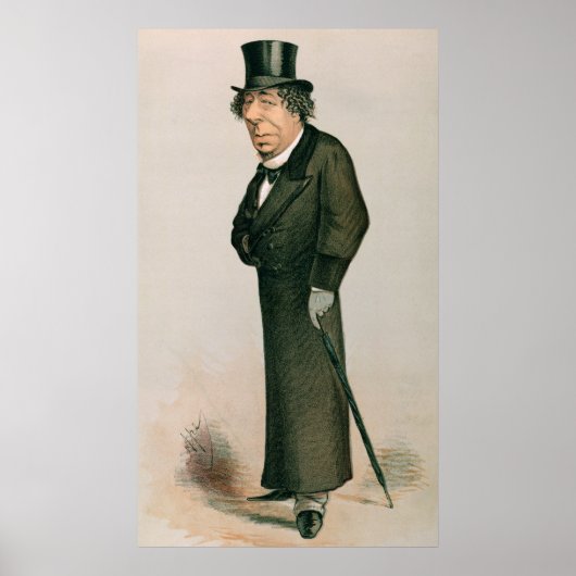 Poster Disraeli, Benjamin (Devant)