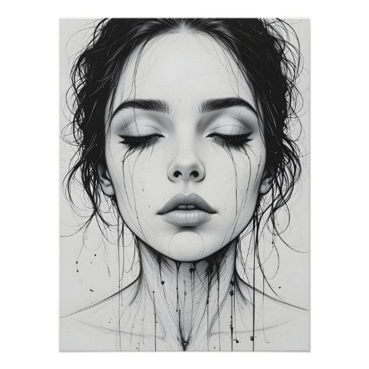 Poster Dissolution du paysage (Devant)