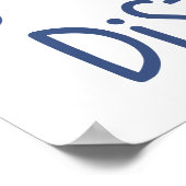 Poster Distances sociales (Coin)