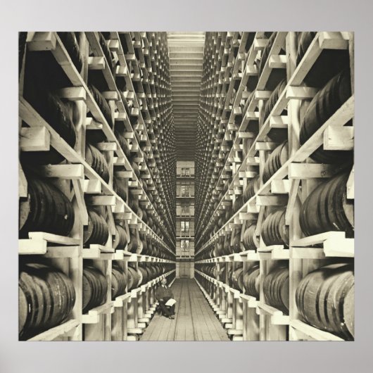Poster Distillerie Barrel Racks 1905 (Devant)