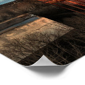 Poster Distillerie de Whiskey abandonnée Linfield PA (Coin)