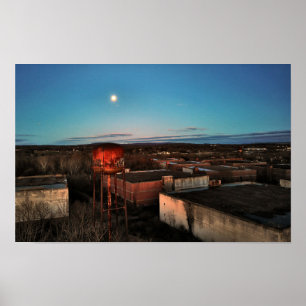 Poster Distillerie de Whiskey abandonnée Linfield PA