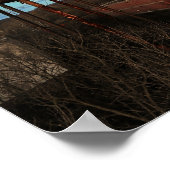 Poster Distillerie de Whiskey abandonnée Linfield PA (Coin)