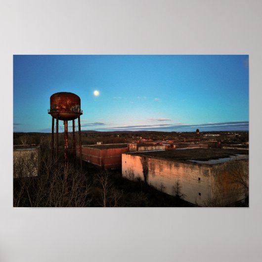 Poster Distillerie de Whiskey abandonnée Linfield PA (Devant)