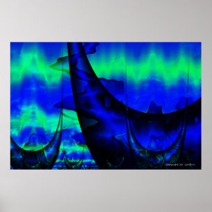 Poster Distorsion aquatique