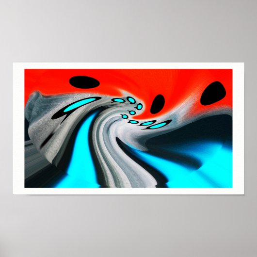 Poster Distorsion cosmique (Devant)