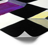 Poster Distorsion spatiale avec illusions de perspective (Coin)