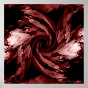 Poster Distorsions nuageuses 3