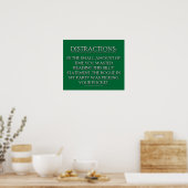 Poster Distractions (Cuisine)