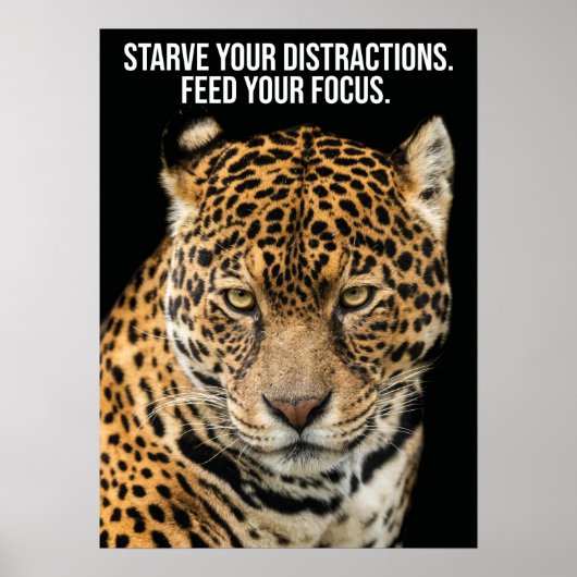 Poster Distractions de faim, Focus alimentation - Succès  (Devant)