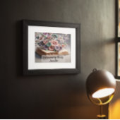 Poster Distrait par les livres