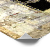 Poster distressed photographe retro camera (Coin)