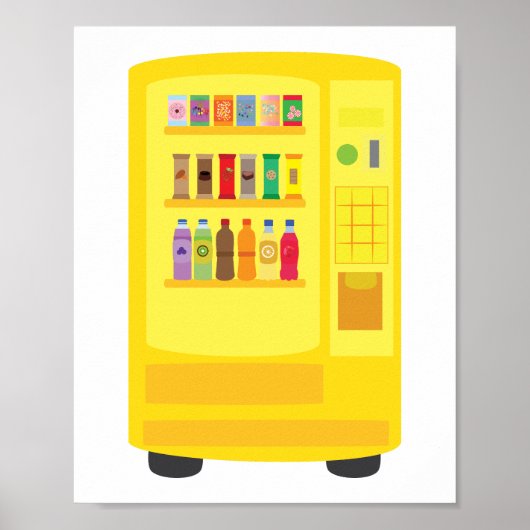 Poster Distributeur automatique (Devant)