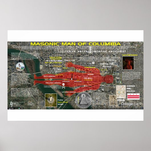 Poster District de Columbia - Homme maçonnique 1 (Devant)