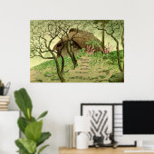 Poster District de Suenaga dans la pluie Kasamatsu Shiro (Bureau à domicile)