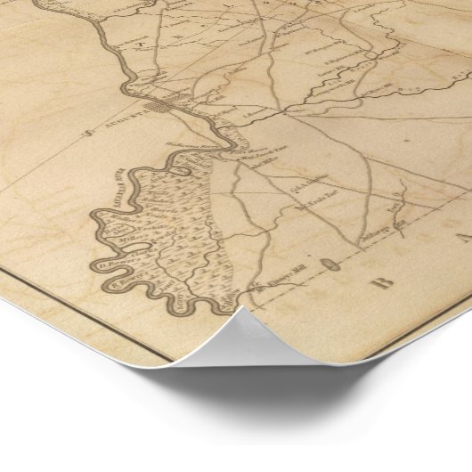 Poster District d'Edgefield, Caroline du Sud (Coin)