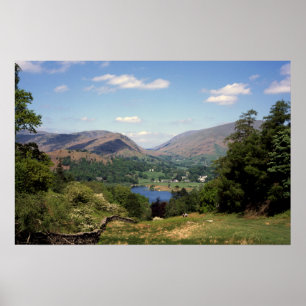 Poster District du lac Grasmere Angleterre