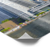 Poster District financier de Singapore Highrise Skyline (Coin)