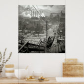 Poster DISTRICT MILL de 1940 PITTSBURGH (Cuisine)