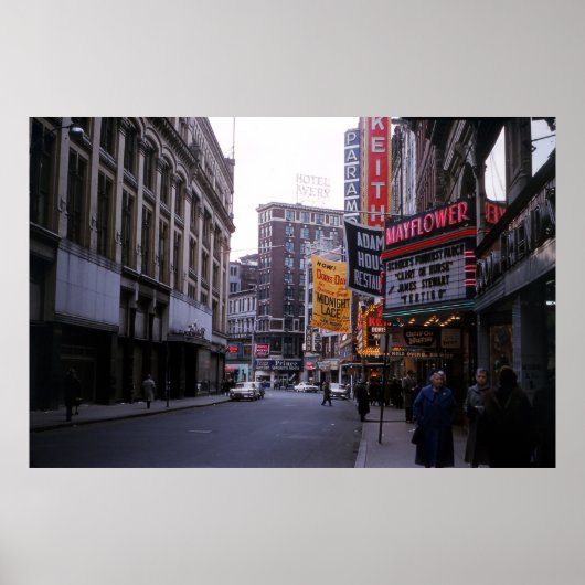 Poster District théâtral de Boston 1960 (Devant)