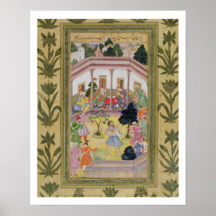 Poster Disturbance by a madman at a social gathering, fro