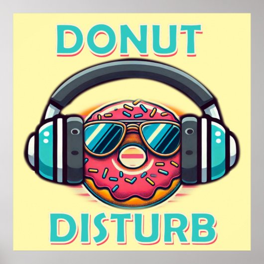 Poster Disturbe de Donut (Devant)
