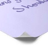 Poster Dit Laissé Drôle Argument Citation Humour Lilac Pu (Coin)