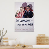 Poster Dites à personne - Pas même à elle (Cuisine)