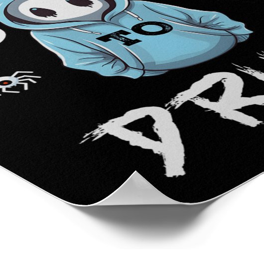 Poster Dites Boo À Drogues Drôle Halloween Red Ribbon Wee (Coin)