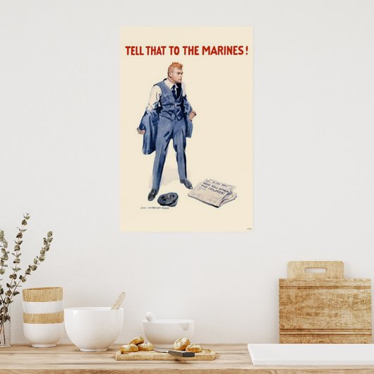 Poster Dites-Le Aux Marines ! (Cuisine)