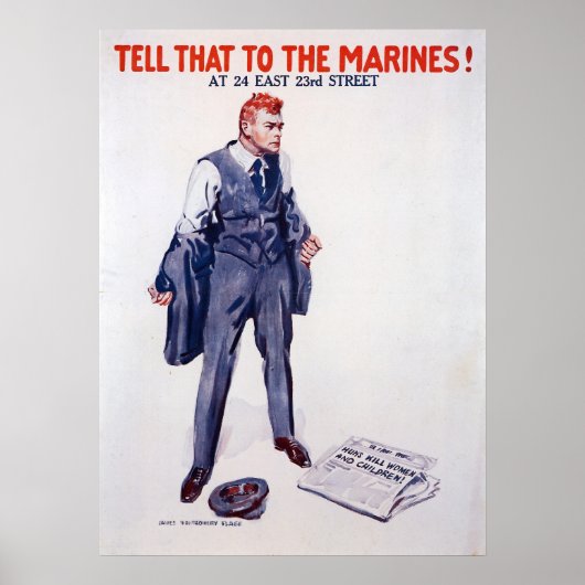 Poster Dites-Le Aux Marines (Devant)