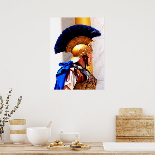 Poster Dites le mot - Centurion romain Matthieu 8:8 Bibli (Cuisine)